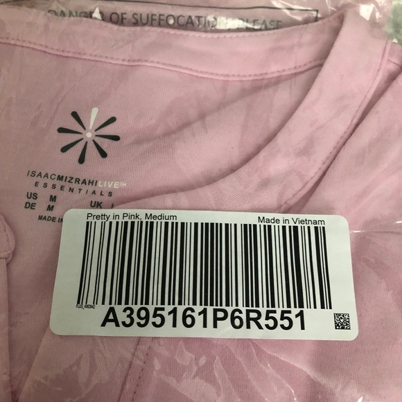 NWT QVC Isaac Mizrahi Live! Essentials Pima Cotton Button Front Cardigan, Size M - Picture 5 of 6